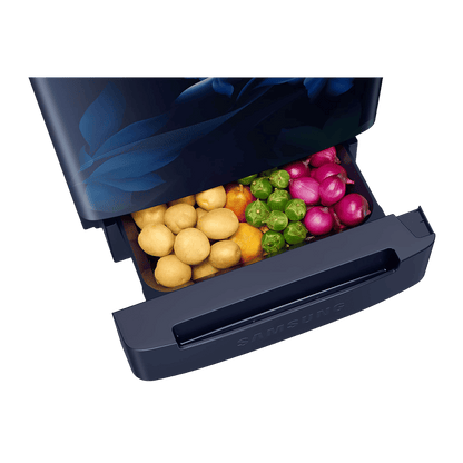 SAMSUNG Stylish Grande 183 Litres 5 Star Direct Cool Single Door Refrigerator with Anti Bacterial Gasket (RR20D2825HV/NL, Blue Arctic)