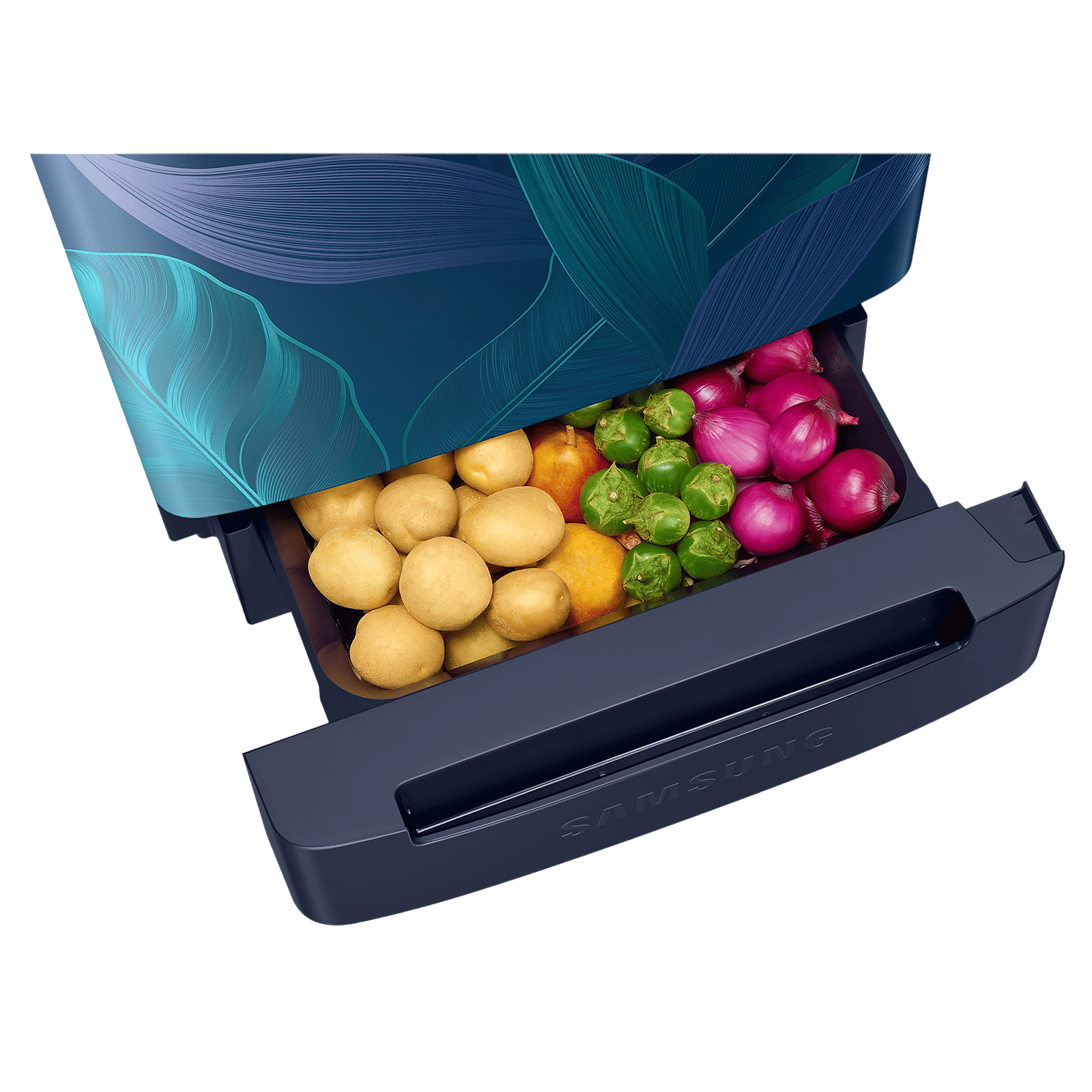 SAMSUNG Stylish Grande 183 Litres 5 Star Direct Cool Single Door Refrigerator with Anti Bacterial Gasket (RR20D2825RZ/NL, Burgundy Red)