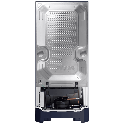 SAMSUNG Horizontal Curve 189 Litres 5 Star Direct Cool Single Door Refrigerator with Anti Bacterial Gasket (RR21D2H259U/HL, Paradise Bloom Blue)