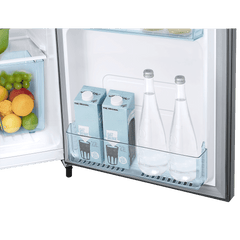 SAMSUNG Horizontal Curve 215 Litres 5 Star Direct Cool Single Door Refrigerator with Anti Bacterial Gasket (RR23D2H359U/HL, Paradise Bloom Blue)