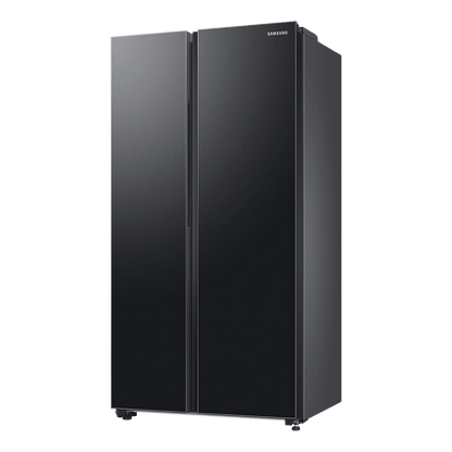 SAMSUNG 653 Litres 3 Star Frost Free Side by Side Refrigerator with Twin Cooling Plus Technology (RS76CG8003B1/HL, Black Matt)
