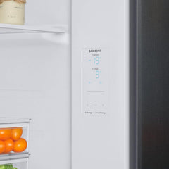 SAMSUNG 653 Litres 3 Star Frost Free Side by Side Refrigerator with Twin Cooling Plus Technology (RS76CG8003B1/HL, Black Matt)