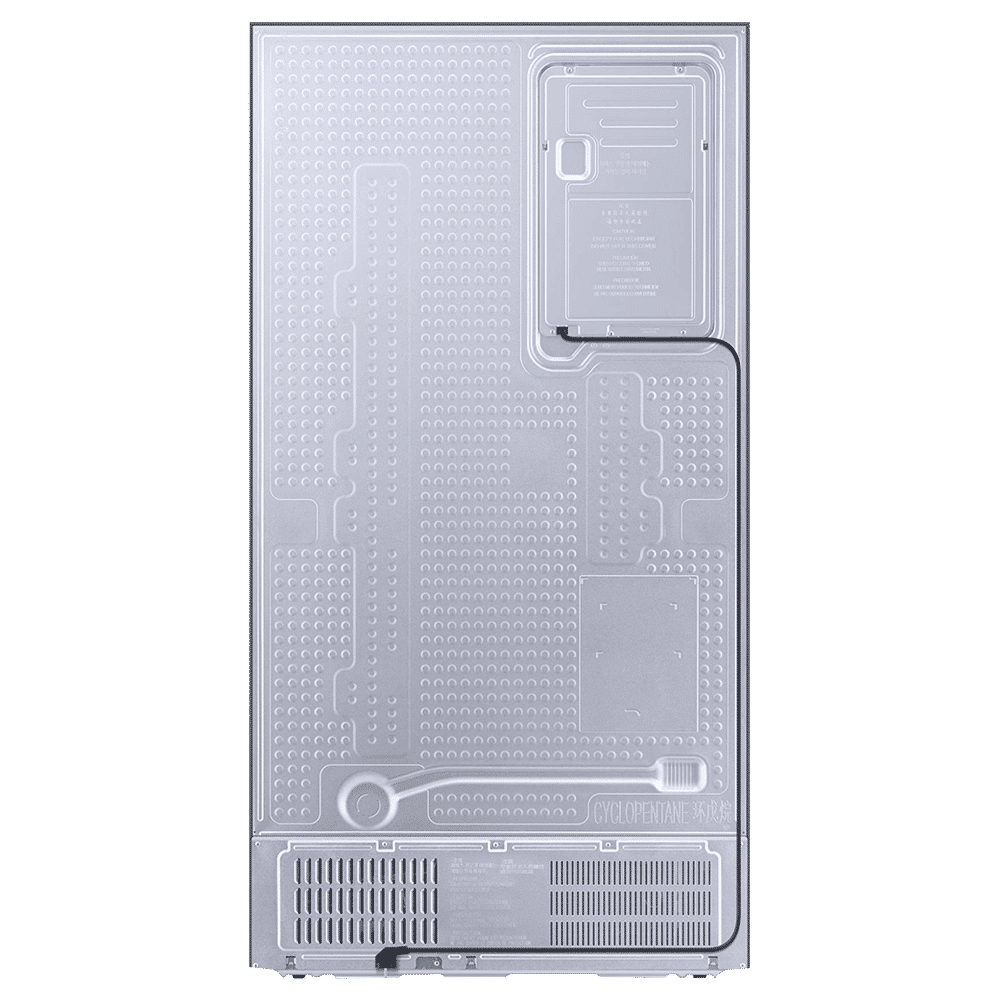 SAMSUNG 653 Litres 3 Star Frost Free Side by Side Refrigerator with Twin Cooling Plus Technology (RS76CG8003B1/HL, Black Matt)