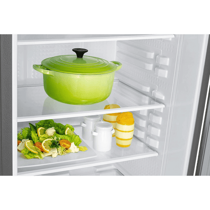 SAMSUNG Stylish Grande 223 Litres 3 Star Direct Cool Single Door Refrigerator with Anti Bacterial Gasket (RR24C2723S8/NL, Elegant Inox)