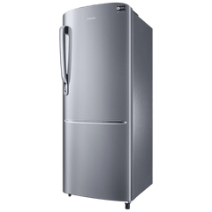 SAMSUNG Stylish Grande 223 Litres 3 Star Direct Cool Single Door Refrigerator with Anti Bacterial Gasket (RR24C2723S8/NL, Elegant Inox)