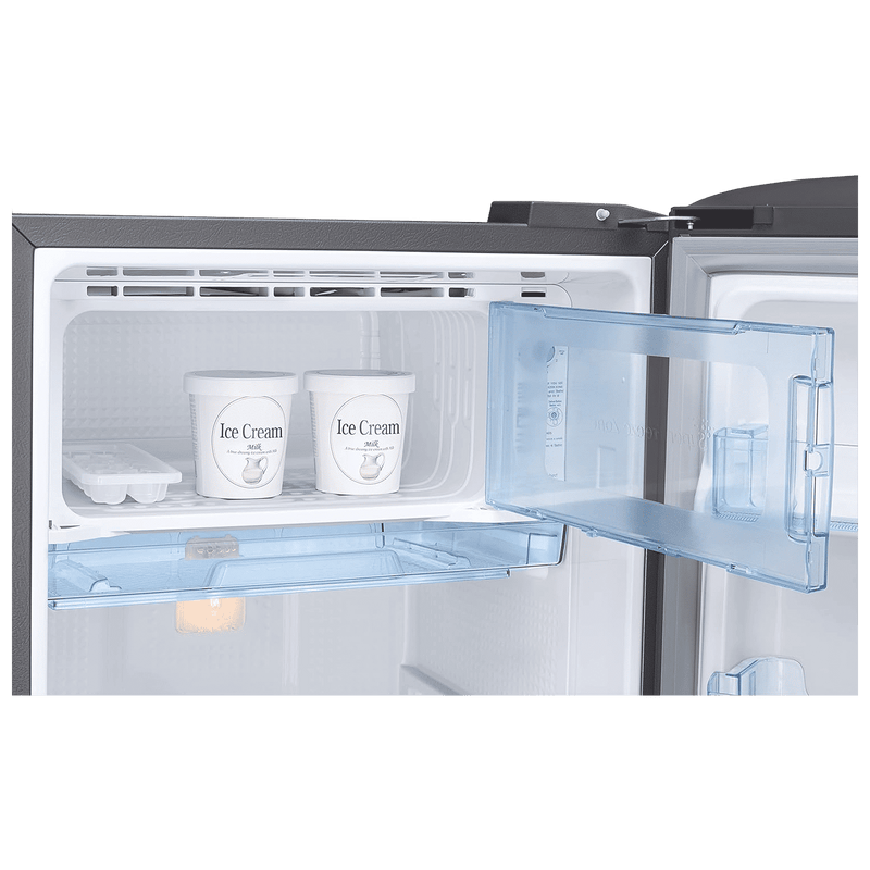 SAMSUNG Stylish Grande 223 Litres 3 Star Direct Cool Single Door Refrigerator with Anti Bacterial Gasket (RR24C2723S8/NL, Elegant Inox)