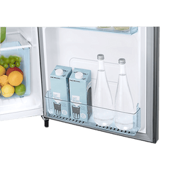 SAMSUNG Stylish Grande 223 Litres 3 Star Direct Cool Single Door Refrigerator with Anti Bacterial Gasket (RR24C2723S8/NL, Elegant Inox)