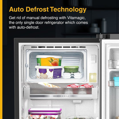Whirlpool Vitamagic Pro 192 Litres 3 Star Direct Cool Single Door Refrigerator with Zeolite Technology (73131, Grey)