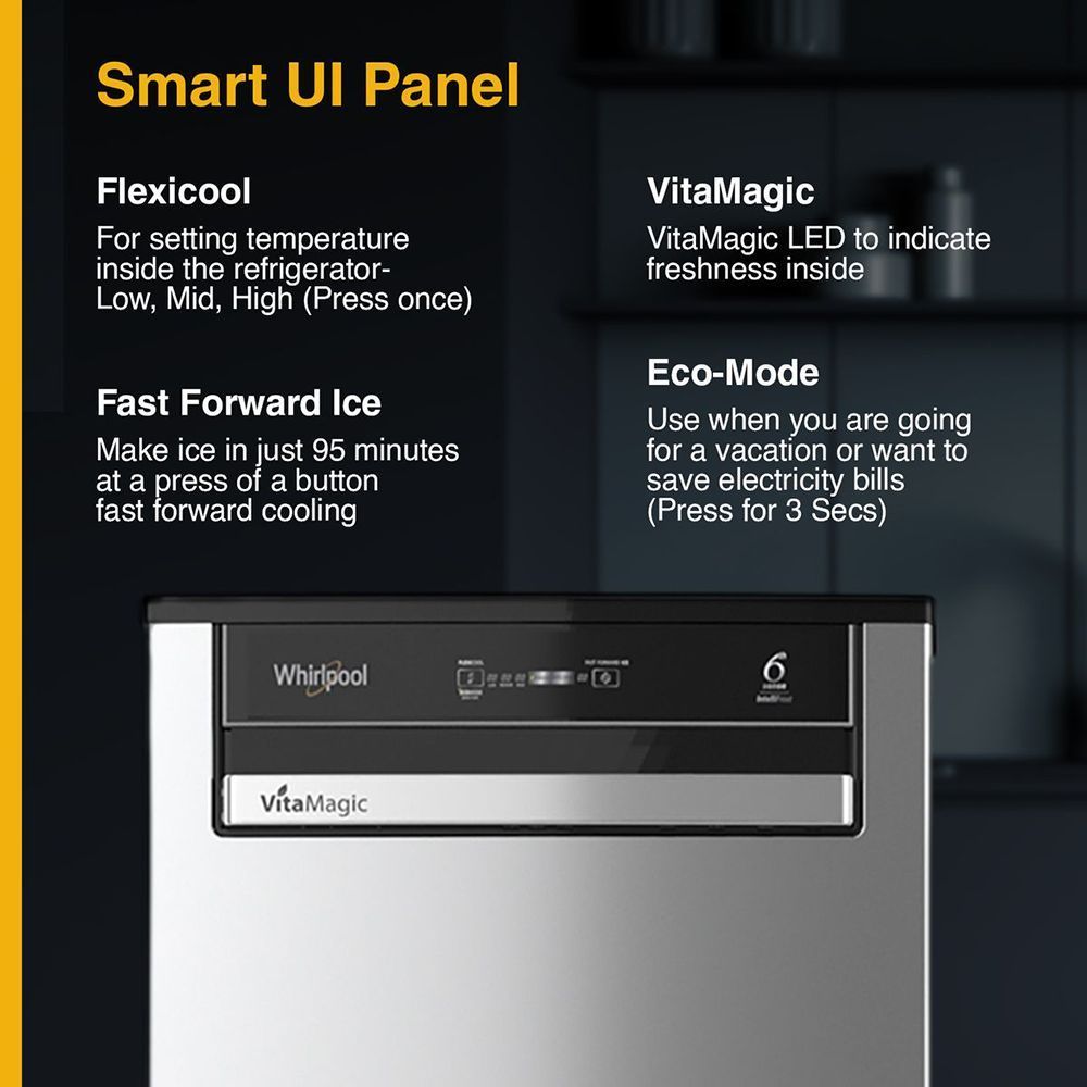 Whirlpool Vitamagic Pro 192 Litres 3 Star Direct Cool Single Door Refrigerator with Zeolite Technology (73131, Grey)