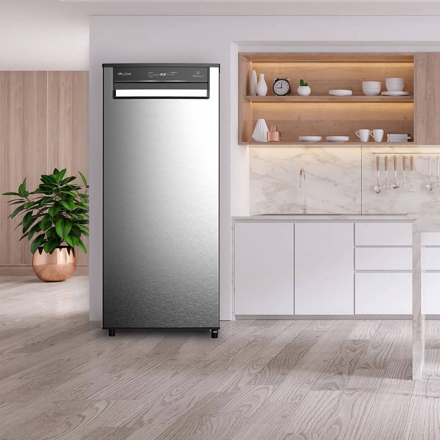 Whirlpool Vitamagic Pro 192 Litres 3 Star Direct Cool Single Door Refrigerator with Zeolite Technology (73131, Grey)