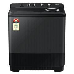 SAMSUNG 11.5 kg 5 Star Semi Automatic Washing Machine with Hexa Storm Pulsator (WT11A4260GD/TL, Dark Grey)