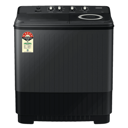 SAMSUNG 11.5 kg 5 Star Semi Automatic Washing Machine with Hexa Storm Pulsator (WT11A4260GD/TL, Dark Grey)