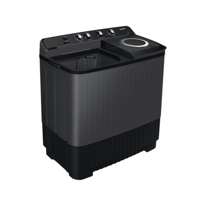 SAMSUNG 11.5 kg 5 Star Semi Automatic Washing Machine with Hexa Storm Pulsator (WT11A4260GD/TL, Dark Grey)