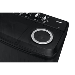 SAMSUNG 7.5 kg 5 Star Semi Automatic Washing Machine with Hexa Storm Pulsator (WT75B3200GD/TL, Dark Grey)