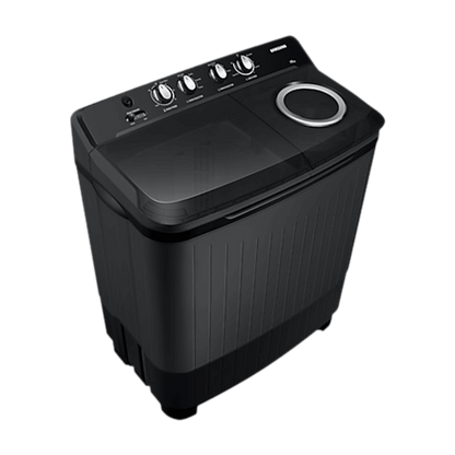 SAMSUNG 7.5 kg 5 Star Semi Automatic Washing Machine with Hexa Storm Pulsator (WT75B3200GD/TL, Dark Grey)