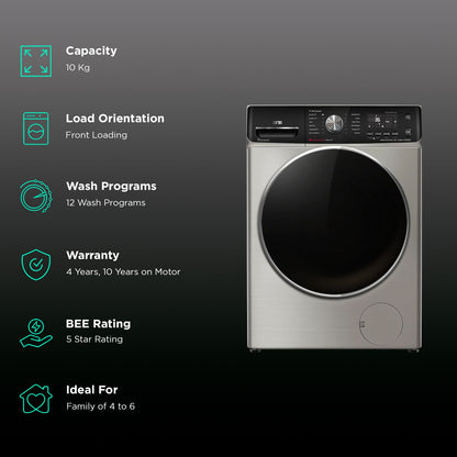IFB 10 kg 5 Star Wi-Fi Inverter Fully Automatic Front Load Washing Machine (Executive Plus VSC 1014, Oxyjet Technology, STS VCM)