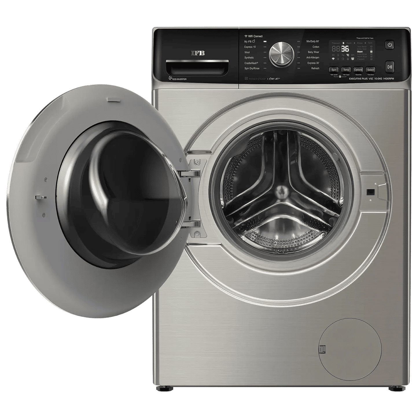 IFB 10 kg 5 Star Wi-Fi Inverter Fully Automatic Front Load Washing Machine (Executive Plus VSC 1014, Oxyjet Technology, STS VCM)