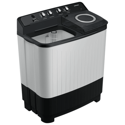 SAMSUNG 8 kg 5 Star Semi Automatic Washing Machine with Magic Filter (WT80C4200GG/TL, Dark Grey)