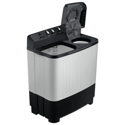 SAMSUNG 8 kg 5 Star Semi Automatic Washing Machine with Magic Filter (WT80C4200GG/TL, Dark Grey)