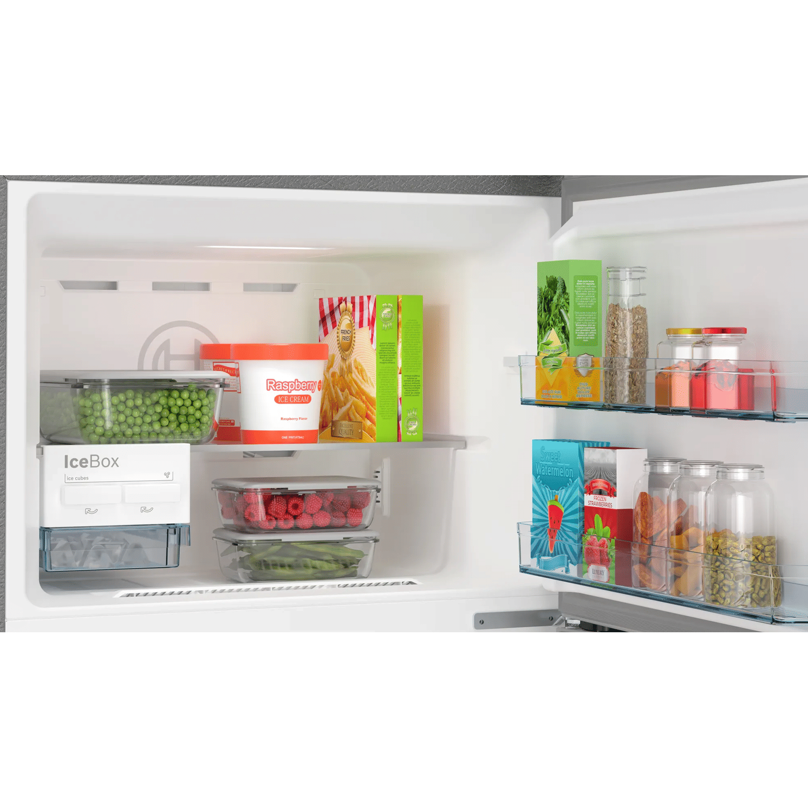 BOSCH Series 4 368 Litres 2 Star Frost Free Double Door Convertible Refrigerator with VarioInverter Compressor (CTC39S02NI, Shiney Silver)