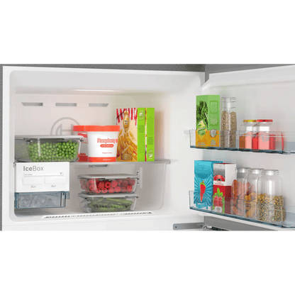 BOSCH Series 4 368 Litres 2 Star Frost Free Double Door Convertible Refrigerator with VarioInverter Compressor (CTC39S02NI, Shiney Silver)