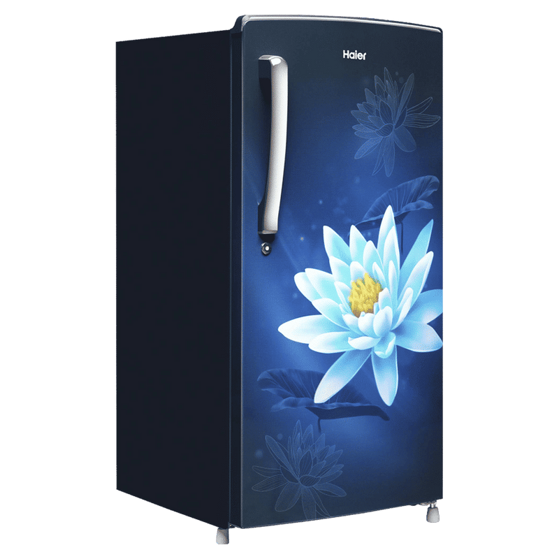 Haier 175 Litres 2 Star Direct Cool Single Door Refrigerator with Anti-Bacterial Gasket (HED182MLN, Marine Lotus)