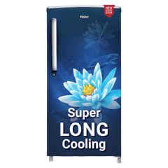 Haier 175 Litres 2 Star Direct Cool Single Door Refrigerator with Anti-Bacterial Gasket (HED182MLN, Marine Lotus)