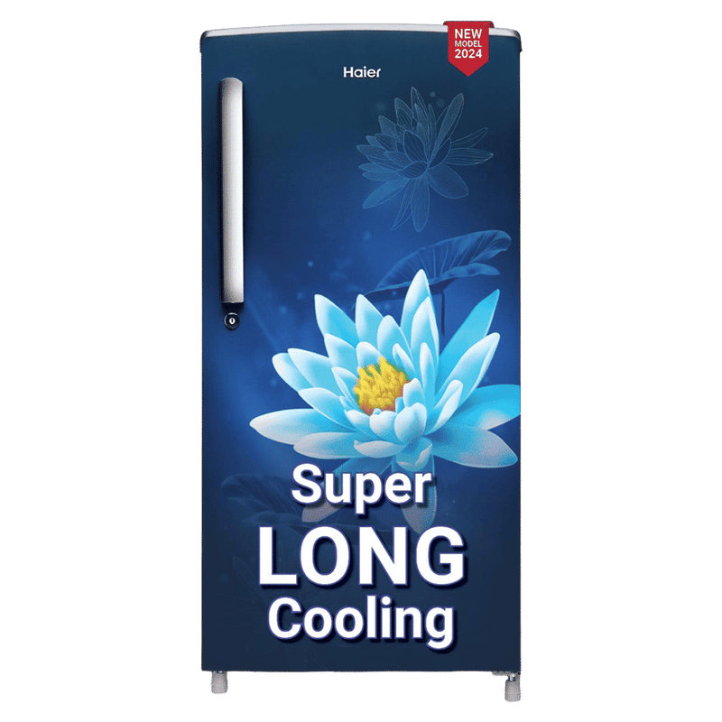 Haier 175 Litres 2 Star Direct Cool Single Door Refrigerator with Anti-Bacterial Gasket (HED182MLN, Marine Lotus)