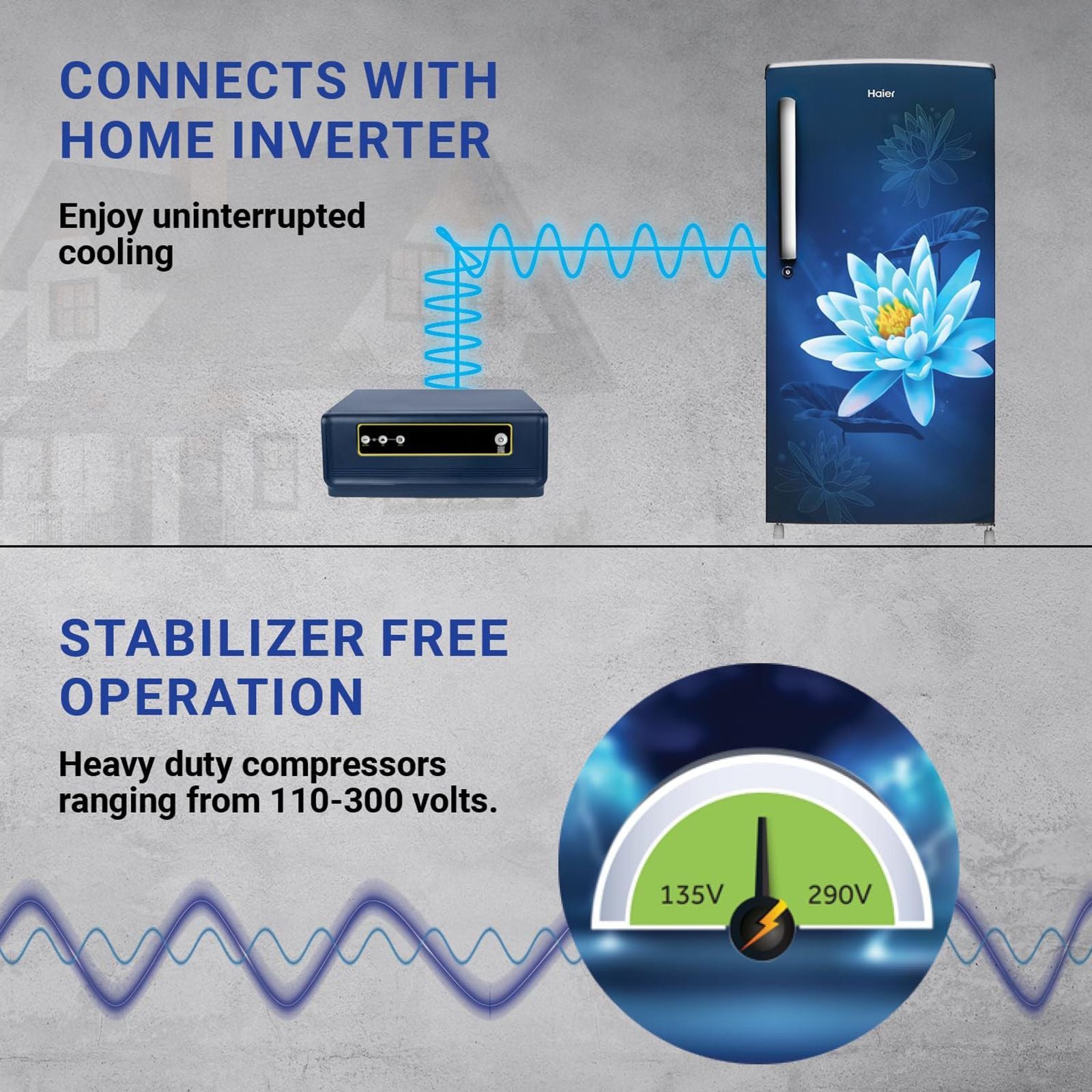 Haier 175 Litres 2 Star Direct Cool Single Door Refrigerator with Anti-Bacterial Gasket (HED182MLN, Marine Lotus)