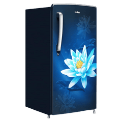 Haier 175 Litres 2 Star Direct Cool Single Door Refrigerator with Anti-Bacterial Gasket (HED182MLN, Marine Lotus)