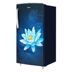 Haier 175 Litres 2 Star Direct Cool Single Door Refrigerator with Anti-Bacterial Gasket (HED182MLN, Marine Lotus)