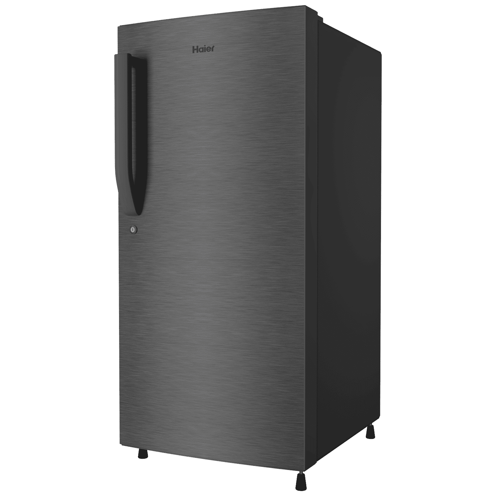 Haier 190 Litres 4 Star Direct Cool Single Door Refrigerator with Anti-Bacterial Gasket (HED203DSP, Brushline Silver)
