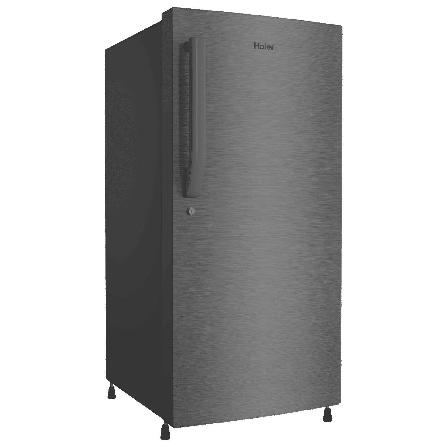 Haier 190 Litres 4 Star Direct Cool Single Door Refrigerator with Anti-Bacterial Gasket (HED203DSP, Brushline Silver)