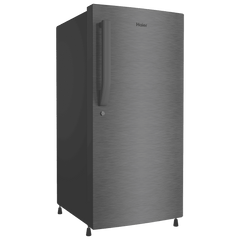 Haier 190 Litres 4 Star Direct Cool Single Door Refrigerator with Anti-Bacterial Gasket (HED203DSP, Brushline Silver)