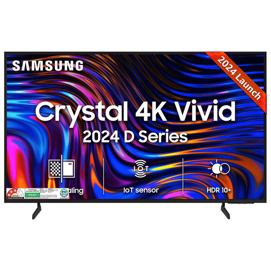 SAMSUNG DUE70 165.1 cm (65 inch) 4K Ultra HD LED Tizen OS TV with Crystal Processor 4K