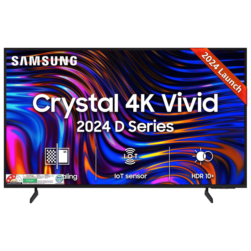 SAMSUNG DUE70 165.1 cm (65 inch) 4K Ultra HD LED Tizen OS TV with Crystal Processor 4K