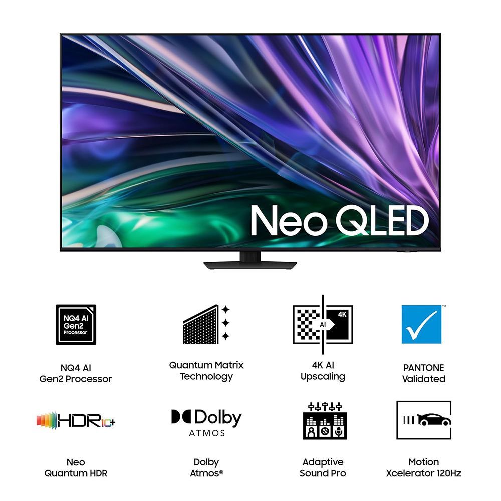 SAMSUNG QN85D 139.7 cm (55 inch) Neo QLED 4K Ultra HD Smart Tizen TV with Quantum Matrix Technology (2024 model)