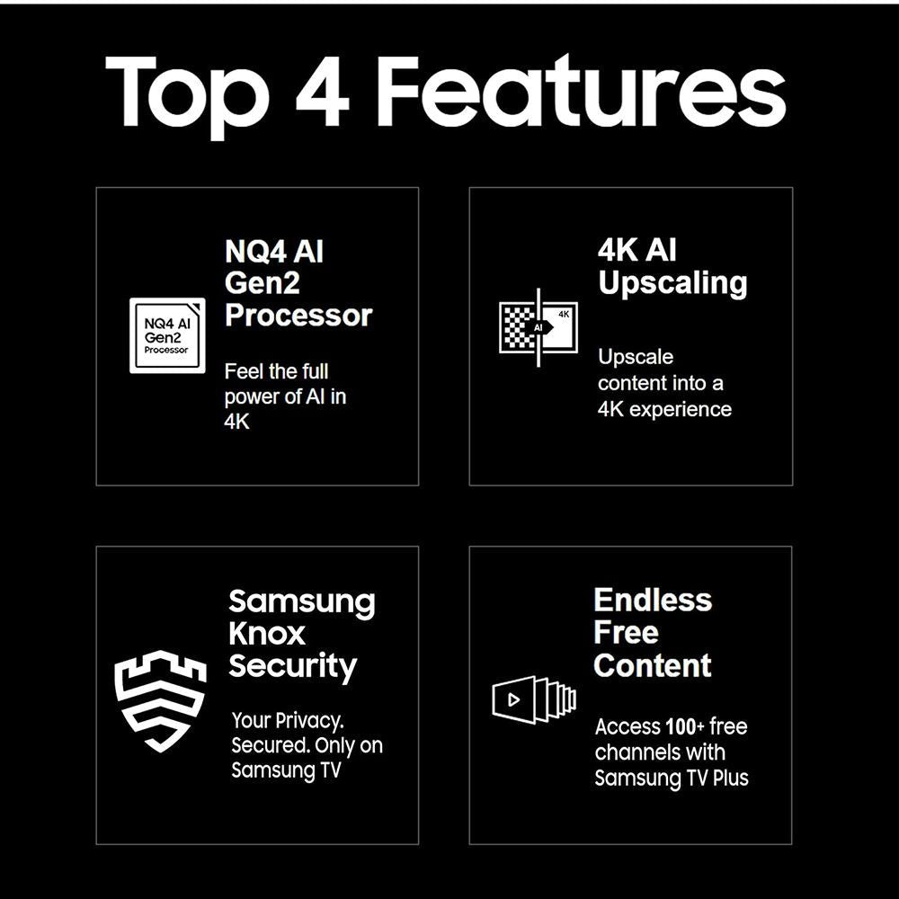 SAMSUNG QN85D 139.7 cm (55 inch) Neo QLED 4K Ultra HD Smart Tizen TV with Quantum Matrix Technology (2024 model)