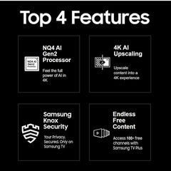SAMSUNG QN85D 139.7 cm (55 inch) Neo QLED 4K Ultra HD Smart Tizen TV with Quantum Matrix Technology (2024 model)