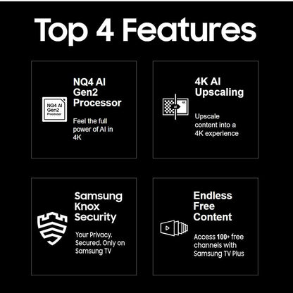 SAMSUNG QN85D 139.7 cm (55 inch) Neo QLED 4K Ultra HD Smart Tizen TV with Quantum Matrix Technology (2024 model)