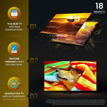 SAMSUNG QN85D 139.7 cm (55 inch) Neo QLED 4K Ultra HD Smart Tizen TV with Quantum Matrix Technology (2024 model)