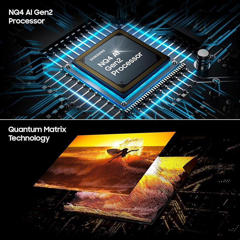 SAMSUNG QN85D 139.7 cm (55 inch) Neo QLED 4K Ultra HD Smart Tizen TV with Quantum Matrix Technology (2024 model)