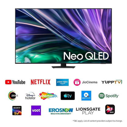 SAMSUNG QN85D 139.7 cm (55 inch) Neo QLED 4K Ultra HD Smart Tizen TV with Quantum Matrix Technology (2024 model)