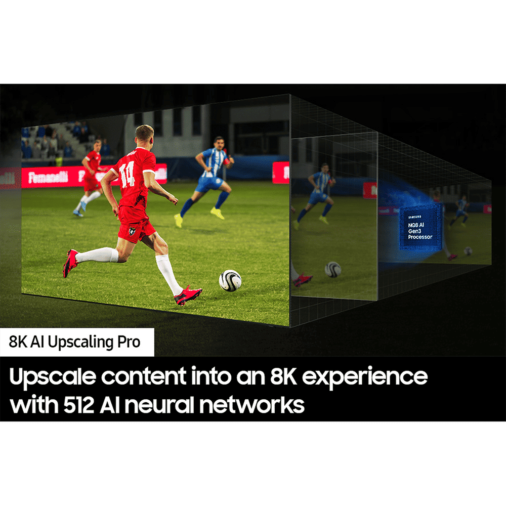 SAMSUNG QN900D 215.9 cm (85 inch) Neo QLED 8K Ultra HD Smart Tizen TV with Auto HDR Remastering (2024 model)