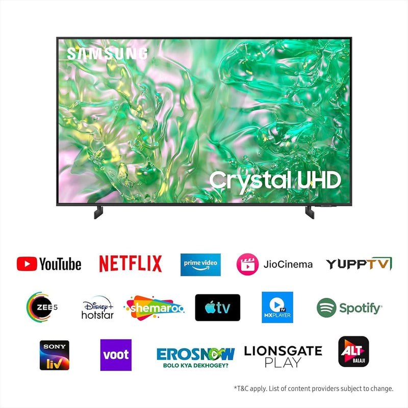 SAMSUNG DU8300 139.7 cm (55 inch) 4K Ultra HD LED Smart Tizen TV with Dynamic Crystal Color(2024 model)