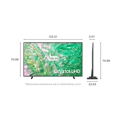 SAMSUNG DU8300 139.7 cm (55 inch) 4K Ultra HD LED Smart Tizen TV with Dynamic Crystal Color(2024 model)