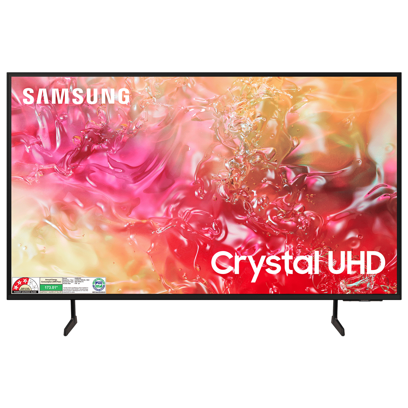 SAMSUNG DU7700 139.7 cm (55 inch) 4K Ultra HD LED Smart Tizen TV with Motion Xcelerator (2024 model)