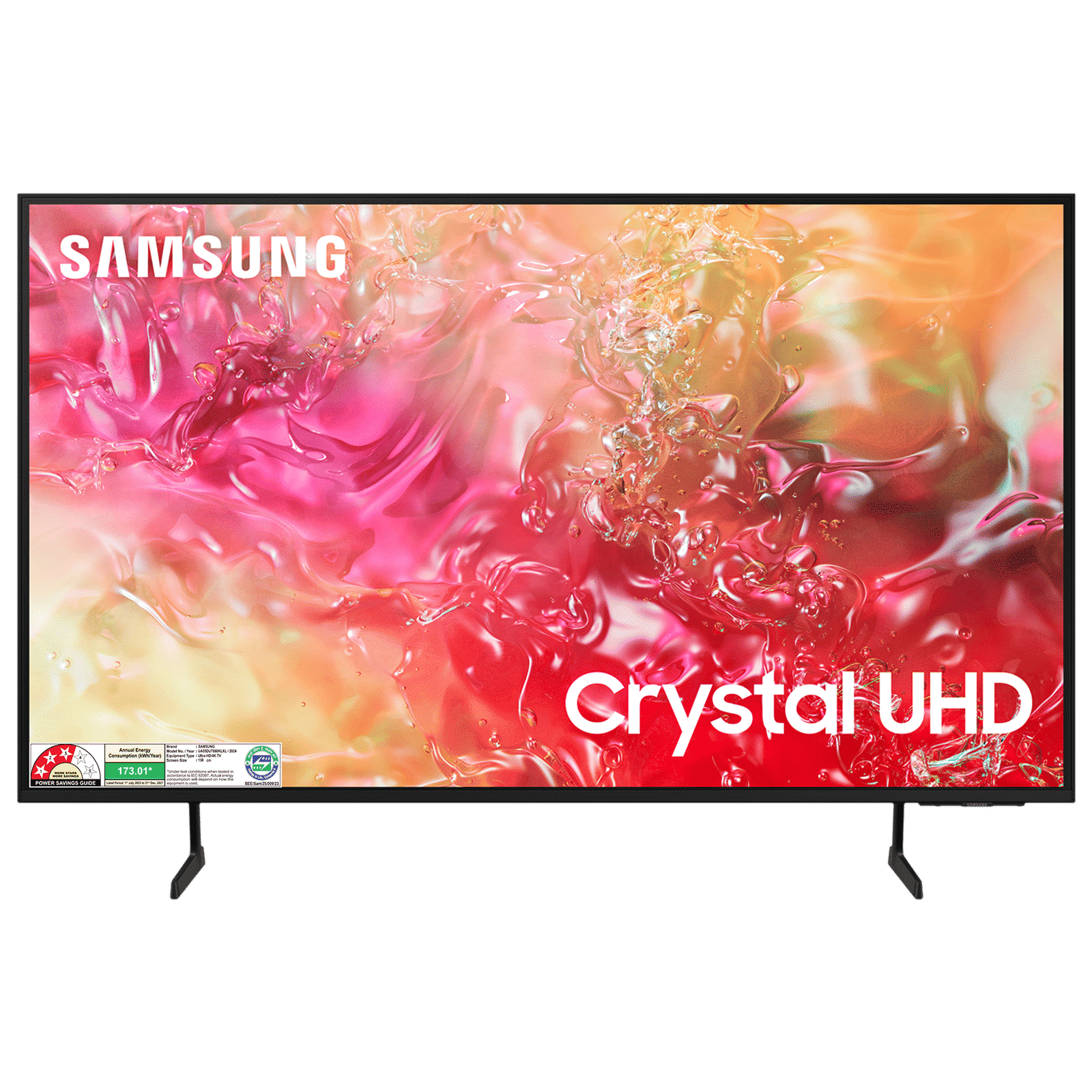 SAMSUNG DU7660 139.7 cm (55 inch) 4K Ultra HD LED Smart Tizen TV with Motion Xcelerator (2024 model)