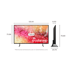 SAMSUNG DU7660 139.7 cm (55 inch) 4K Ultra HD LED Smart Tizen TV with Motion Xcelerator (2024 model)