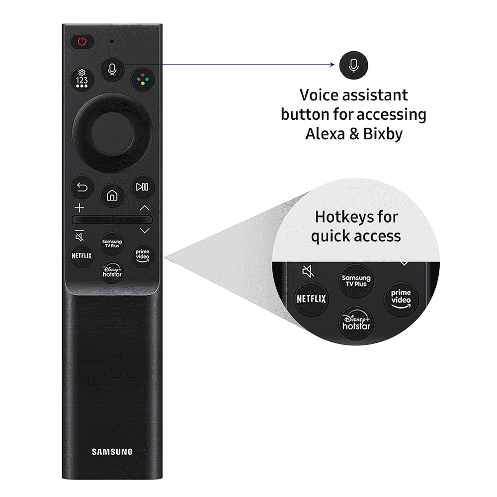 SAMSUNG DU7660 139.7 cm (55 inch) 4K Ultra HD LED Smart Tizen TV with Motion Xcelerator (2024 model)